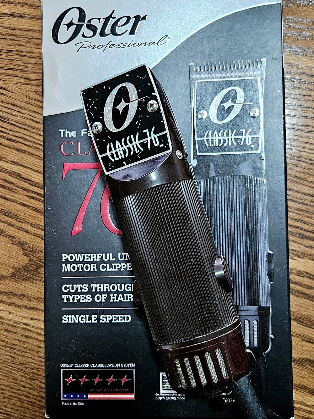 Oster Classic 76 Professional Clipper BODY ONLY -Original Box - AS-IS/Read Desc